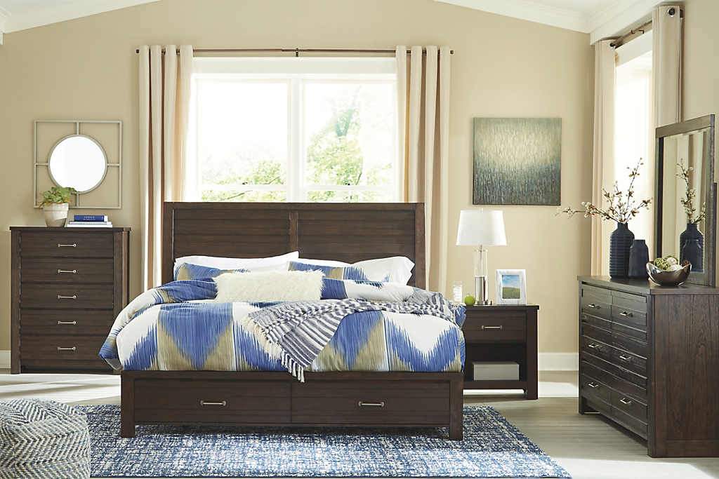 HBD STORAGE FTBD RAILS DRESSER MIRROR 2 N.STANDS