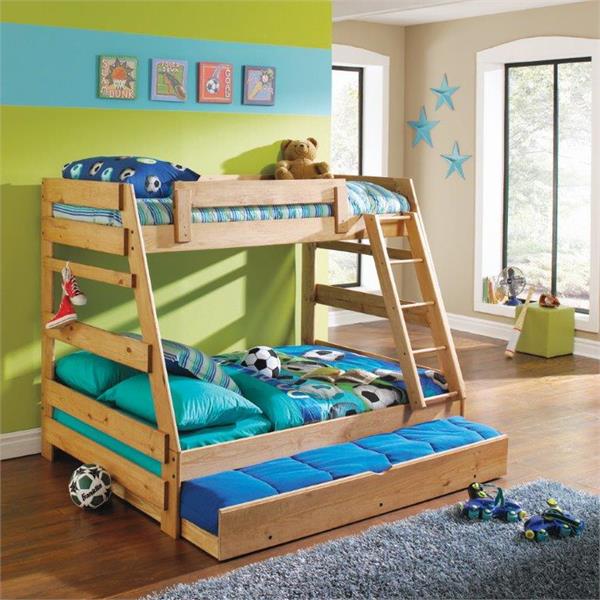 SIMPLY BUNK BED A FRAME TWIN/FULL BUNK BED