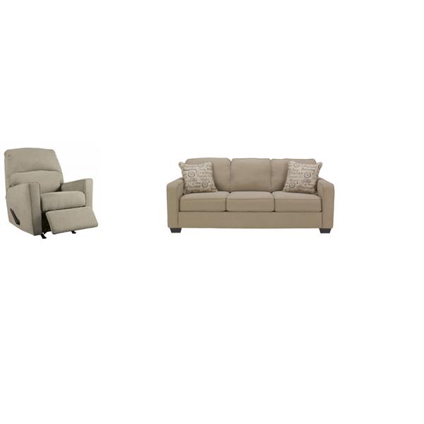 SOFA ROCKER RECLINER ALENYA QUARTZ