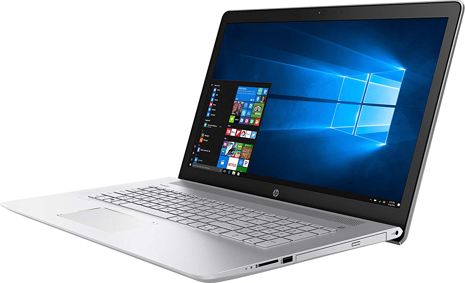 HP Laptop 17.3" Screen AMD Quad Core 8GB 1TB