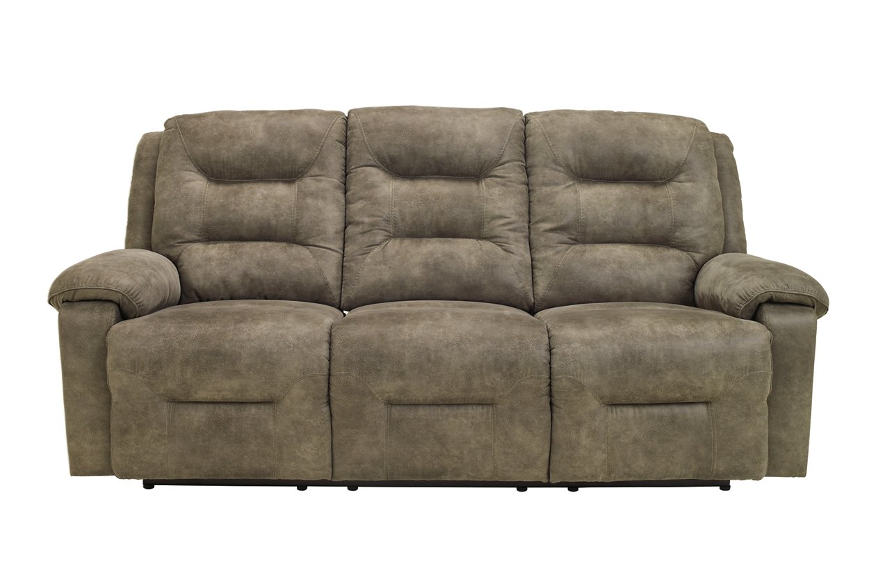 ashley non leather recling sofa