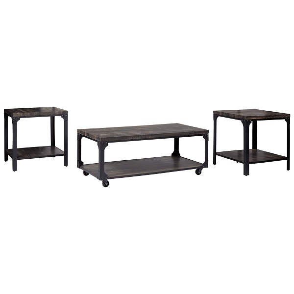 Ashley 3 Piece Coffee & End Table Set