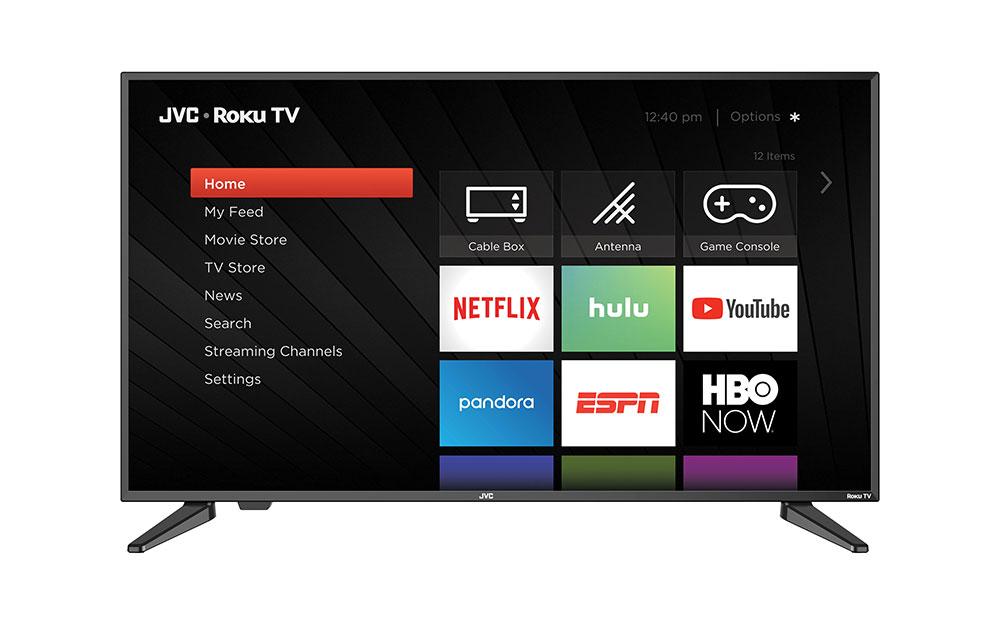 JVC 50" 4K 2160P Roku Smart LED TV