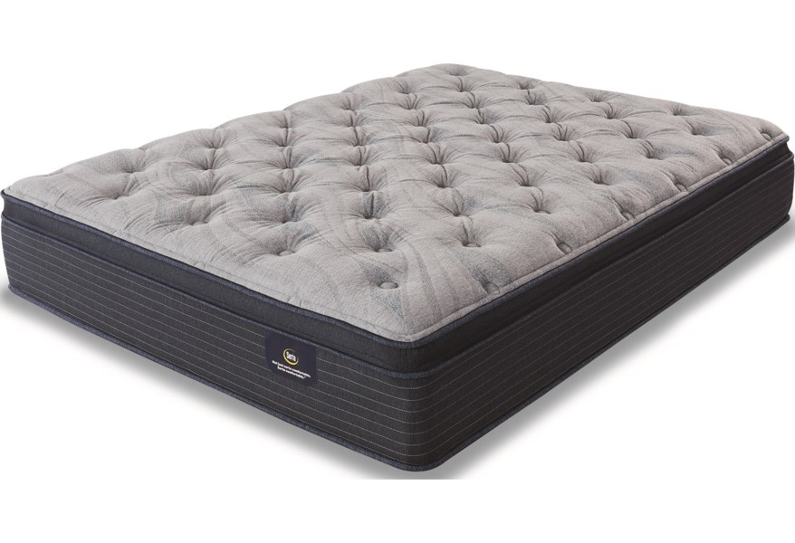 Serta Grandmere Plush King Mattress W/ Frame