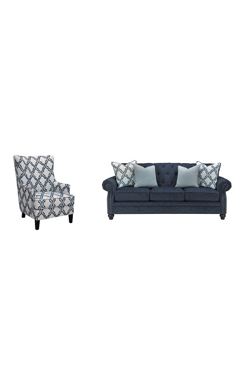 Ashley lavernia on sale navy sofa