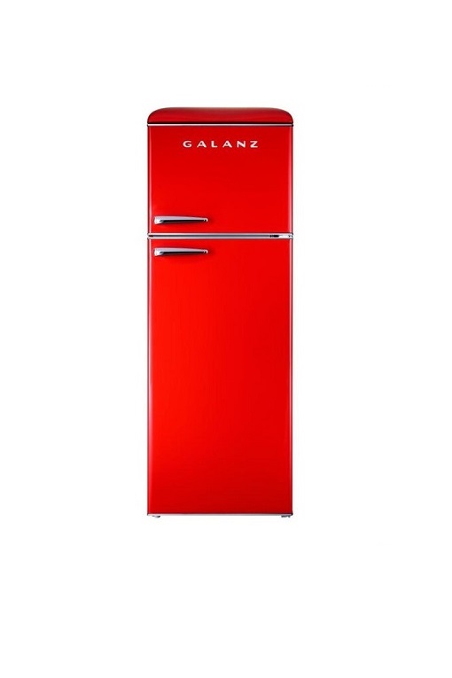 Galanz 10 Cu Ft Top Mount Retro Refrigerator Red